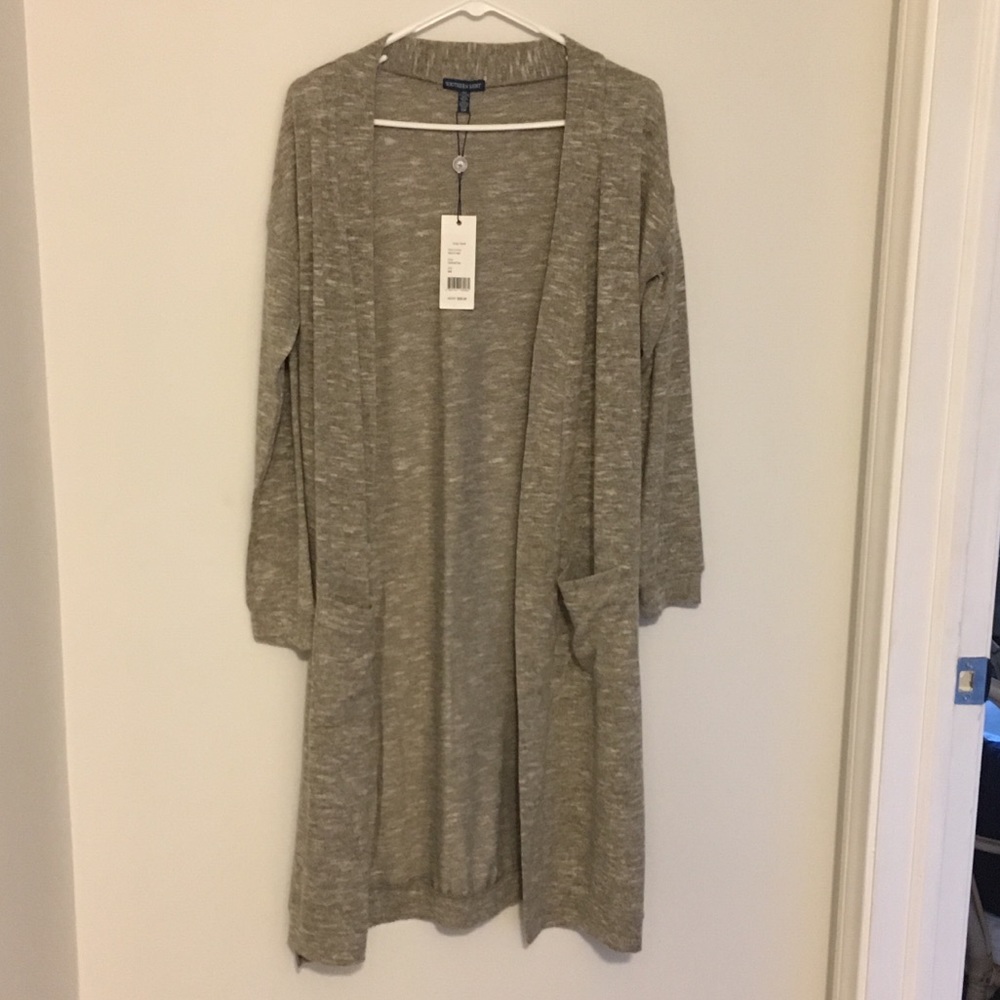 NWT Southern Marsh Oatmeal Duster Cardigan Sweater